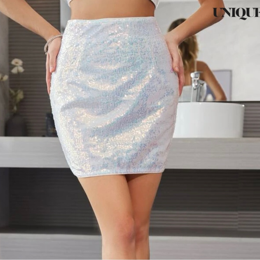 Sequin skirt